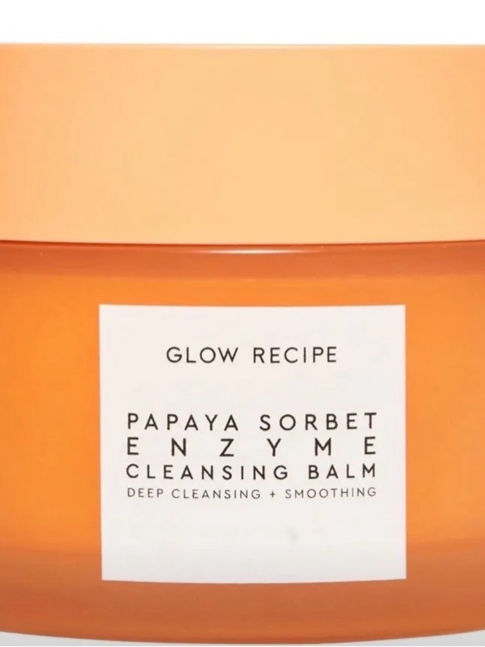 Glow Recipe Papaya Sorbet Enzyme Cleansing Balm - MSRP $32 100 ml